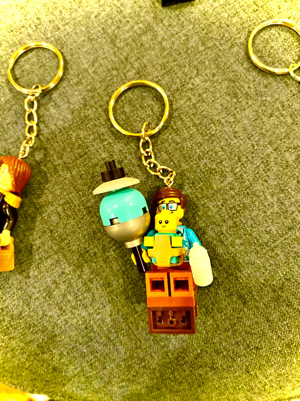 Handmade LEGO keychain